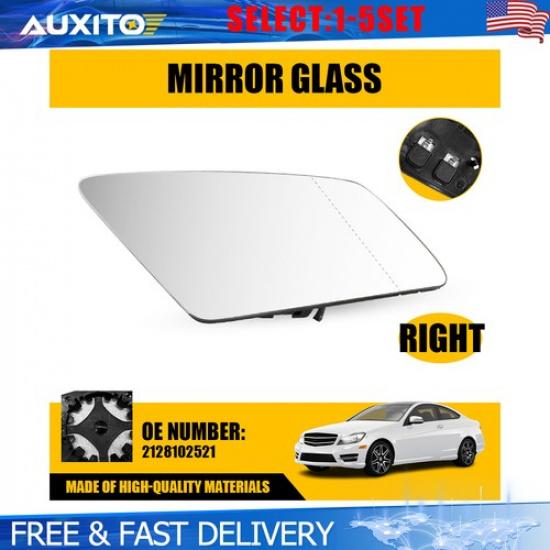 Right Side Heated Mirror Glass Clear for Mercedes-Benz CL600 CL65 AMG 10-14 1-5X