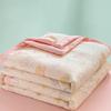 WTEMPO Thick Student Soft Dormitory Blankets Four Seasons Lightweight Quilts Retro Elegant Printed Large Size Simple Retro Foldable Blankets