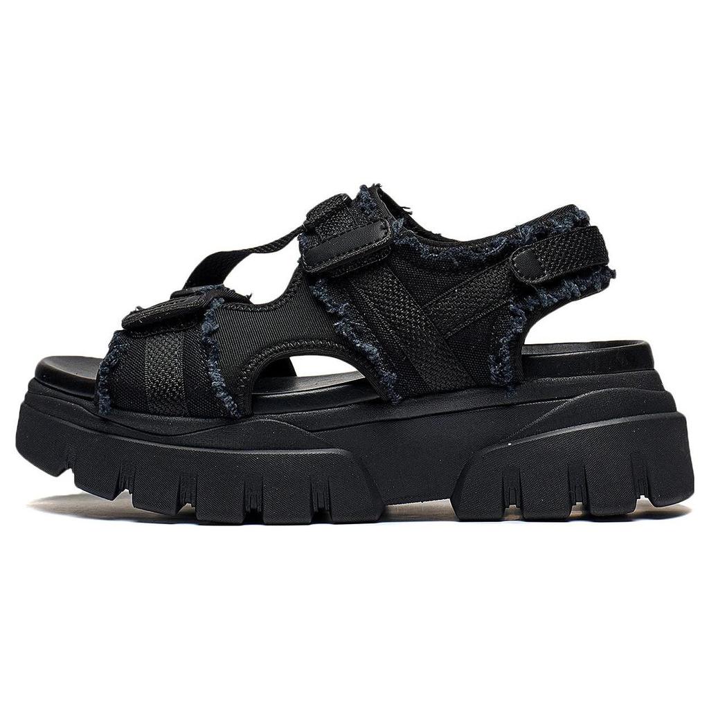 Li Ning LN Hiker Sports Sandals Women Sandals Black AGUT010-2