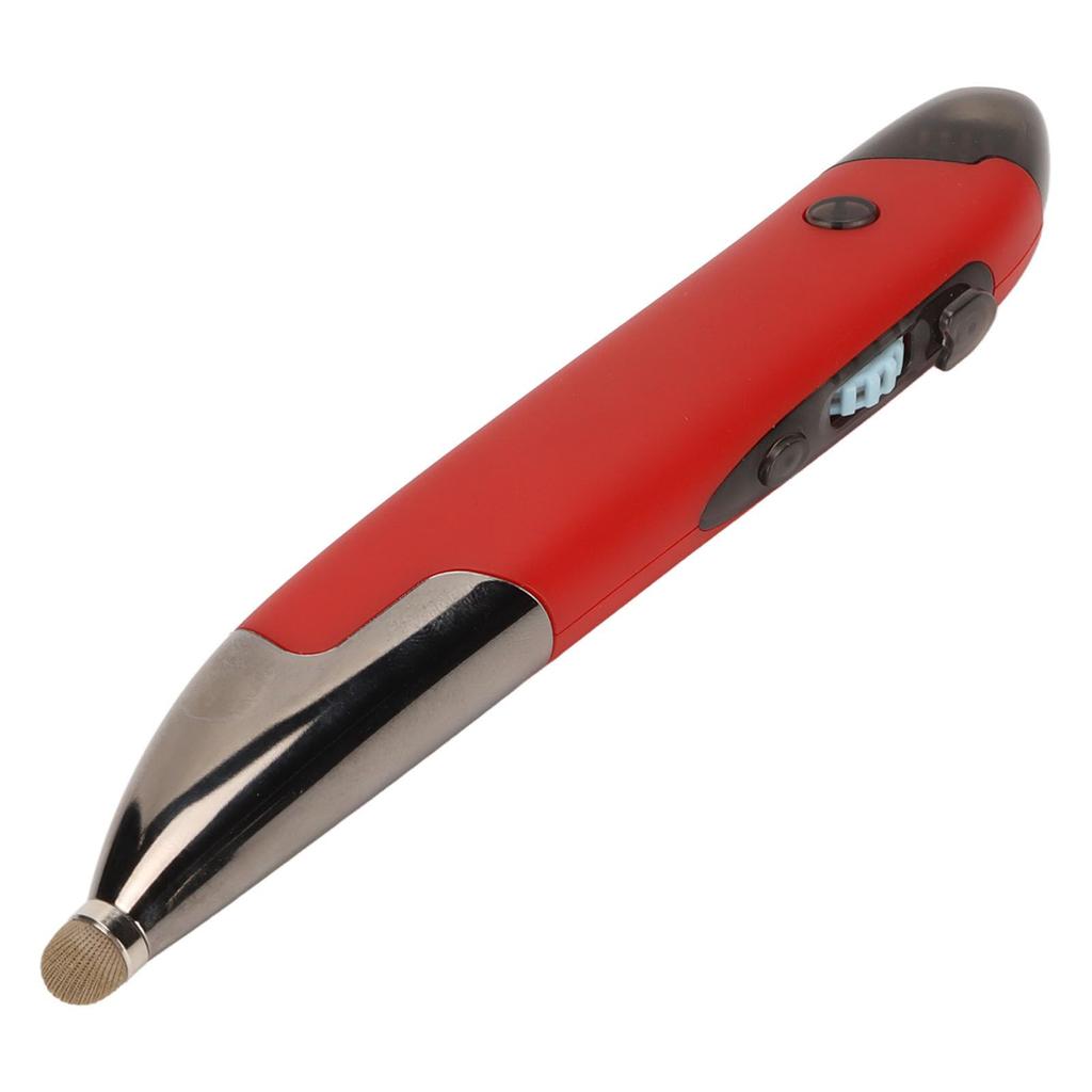 Wireless Rechargeable Silent Bluetooth Pen Mouse for PCLaptop (Red)
