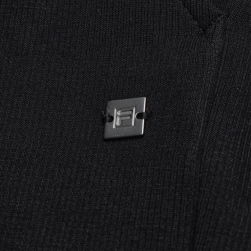 FILA White Simple Classic Soft Comfortable Knitted Straight Leg Casual Pants Women bottoms F11W543608FBK