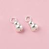 Sterling Silver Gourd Pendant Charm for DIY Jewelry or Crystal Bracelet/Necklace Accessories