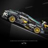 Non-Toxic 1:14 Technical Building Blocks Hypercar Racing Car Creative Model Assemble Vehicle Bricks Toy Birthday Christmas Halloween Gifts