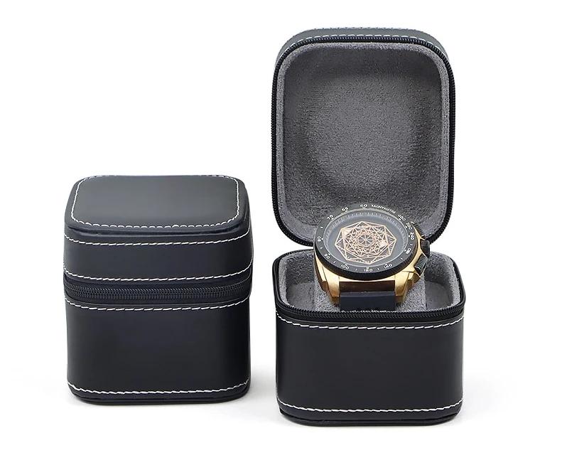 

Watch Travel Case PU Leather Zipper Watch Box Organizer Watch Storage Box Jewelry Series Storage Display Case Gift box