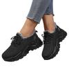 Knit Fabric Lined Sneakers with Thick Sole and Plush Interior for Enhanced Comfort and Support Suitable for Casual and Outdoor Use