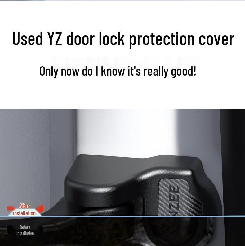 YZ Shock Absorption Pad for Tesla Model 3/Y Door Lock Protection