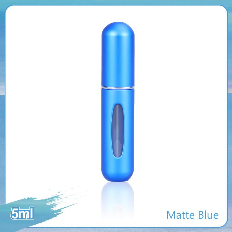 10ml 5ml Mini Portable Perfume Spray Aluminium Travel Self-Pumping Dispenser Bottle Bottom Direct Fill Jar Cosmetic Empty Tool