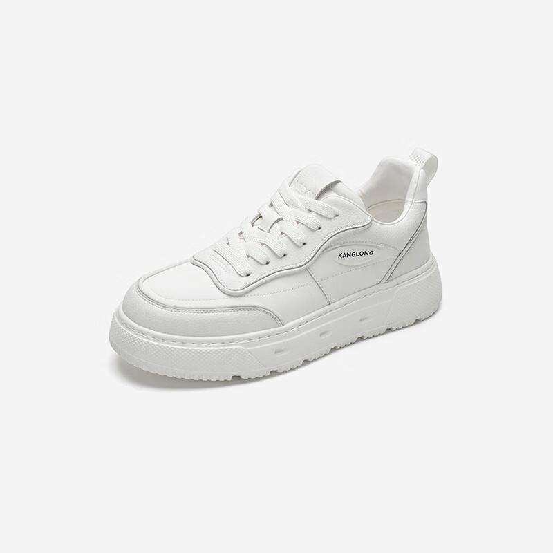 Kanglong Color-Block Platform Round-Toe Skate Shoes 39