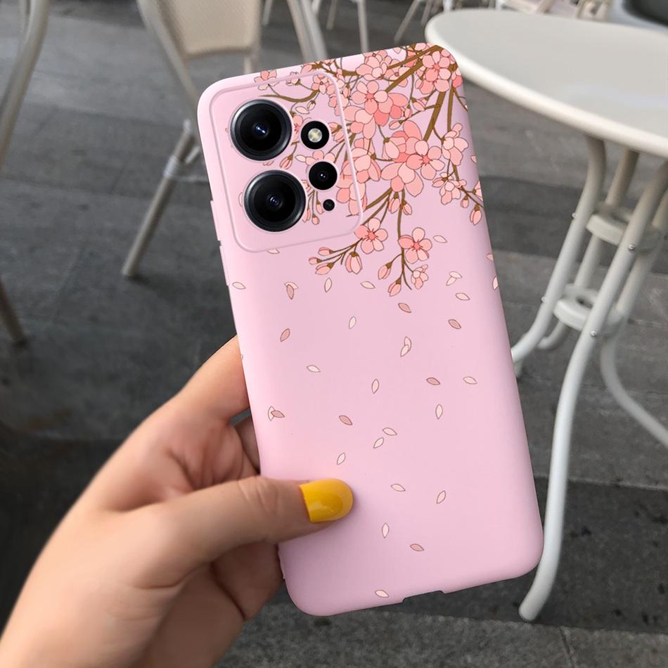 Case For Xiaomi Redmi Note 12 4G Note12 Pro Global Cute Sunflower Candy Color Soft Silicone Cover For Redmi Note 12 Pro 12Pro 5G