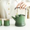 Guanzhu gift box, pottery tea porcelain water cup with lid filter bubble cup, hand gift for relatives, leaders and colleagues