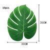 10 Pcs Artificial Plants Tropical Palm Leaves Hawaii Luau Summer Party Jungle Safari Birthday Party Wedding Decor Fake Plants