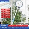 Dual-Use Telescopic Window Cleaning Robot for Indoor & Outdoor Ceiling Windows