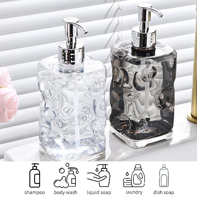 Soap Dispenser For Liquid Bathroom Empty Refill Subbottle Detergent Kitchen Press Type Hand Sanitizers Shower Gel Shampoo Bottle