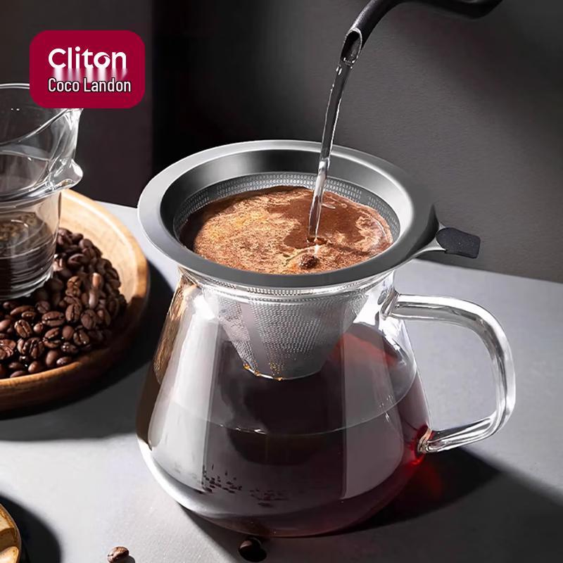 

CLITON Stainless Steel Pour Over Coffee Dripper