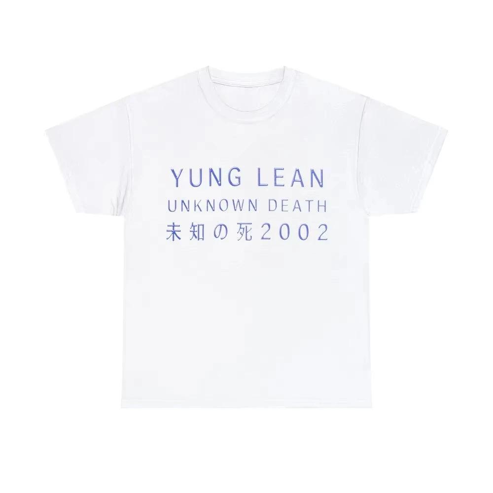 

Yung Lean Unknown Death 2002 Album Tour Merch Tee Music Hip Hop Trendy T-Shirt Men Women Summer TShirt Clothing Streetwear Tops 5XL різнокольоровий