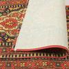 comfoyar Boho Vintage Red Placemats Set of 4, 12x18Inch Non-Slip Linen Bohemia Flower Place Mats, Washable Absorbent Rustic Country Style Table Mats
