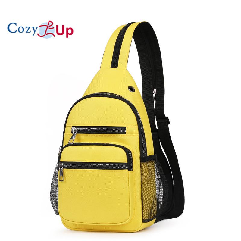 Cozy Up Unisex Multi-functional Chest Bag with One Shoulder and Two Shoulders for Both Men and Women