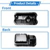 UXCELL No.11200PLC000 Engine Oil Pan Oil Pan Sump Transmission Oil Pan for Honda Civic 2001-2005 Iron Black