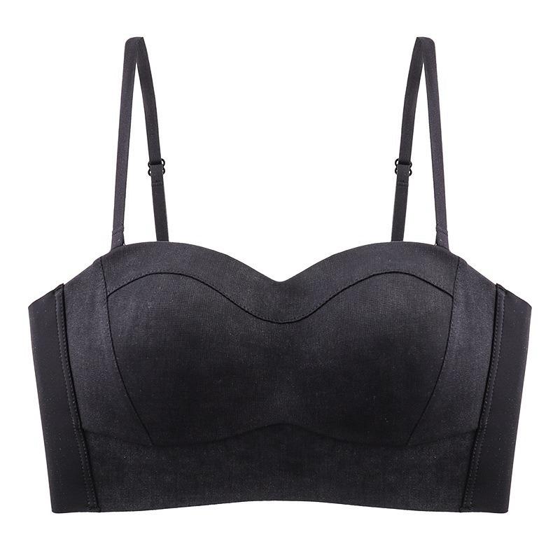 

Douyin [Amber Streamer] Small breasts gather underwear new Chinese style bra S：32/70AB чёрный