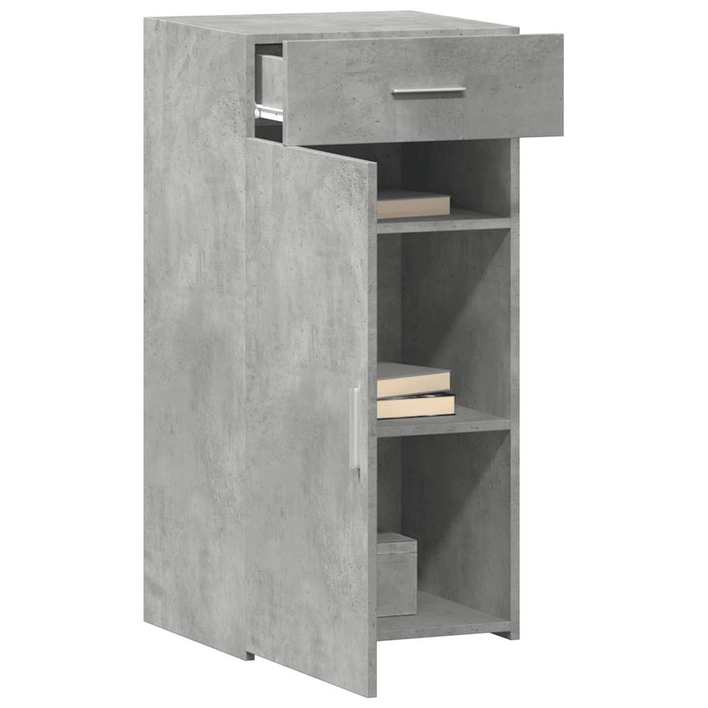 Vidaxl Szafka, Szarość Betonu, 45X42,5X93 Cm, Materiał Drewnopochodny