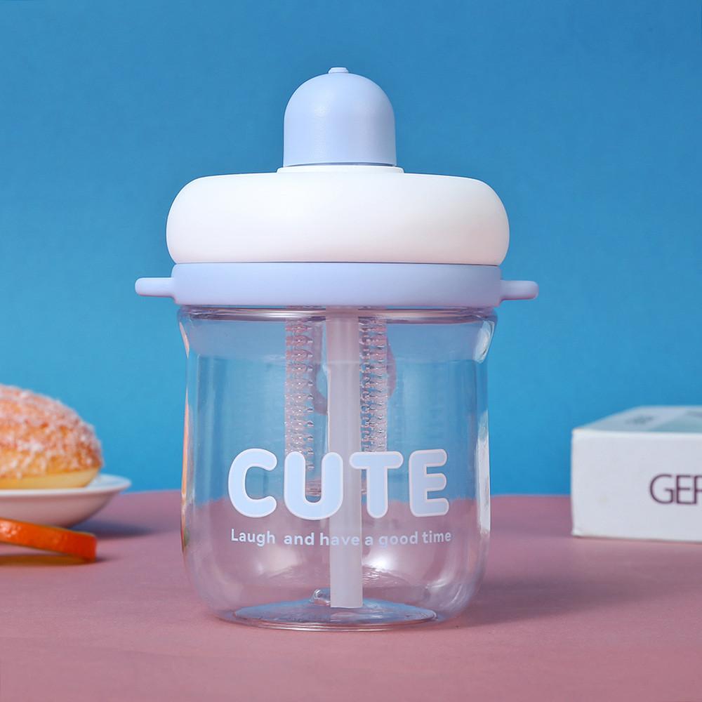 2024 New High-value Plastic Cup For Women Office Flower Tea Cup Tea-water Separation Plastic Cup Heat-resistant Cup