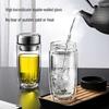 Double-Layer Glass Tea Infuser Bottle