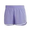 Women's Striped Breathable Running Shorts Purple HC1769