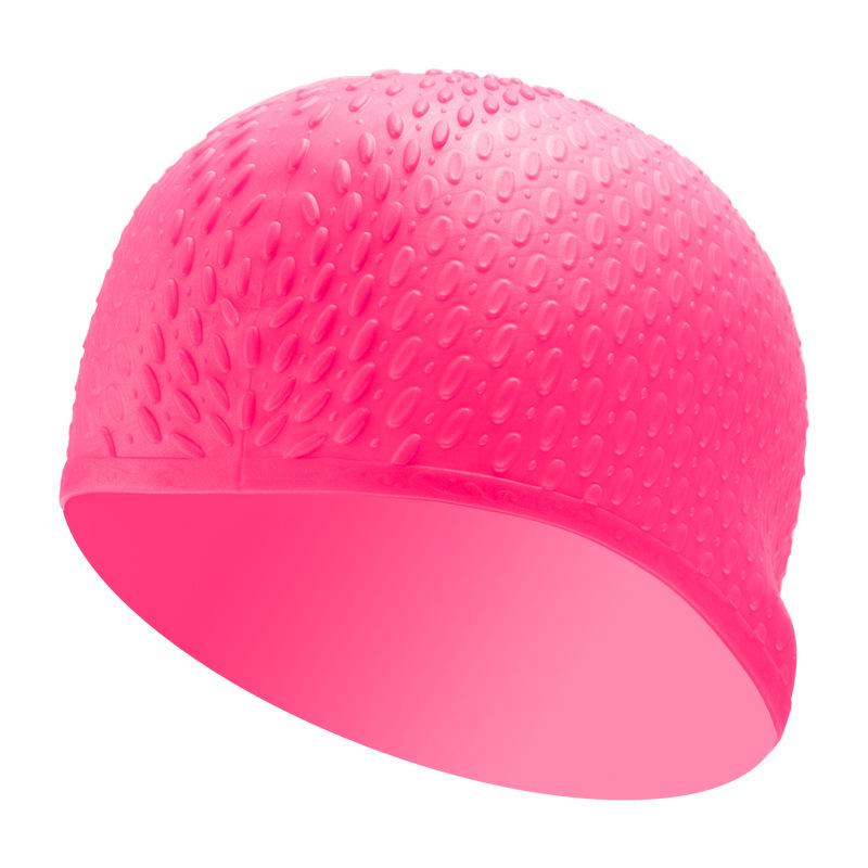 Silicone Swim Cap with Ear Protection - Comfortable, Non-Squeezing for Adults, Men & Women, Multi-Color Options