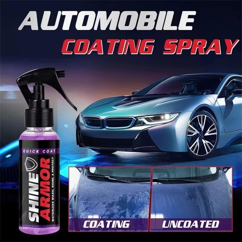 3-in-1 Car Ceramic Coating Spray Set contains 120g auto nano ceramic polishing spraying wax act car paint scratch repair remover
