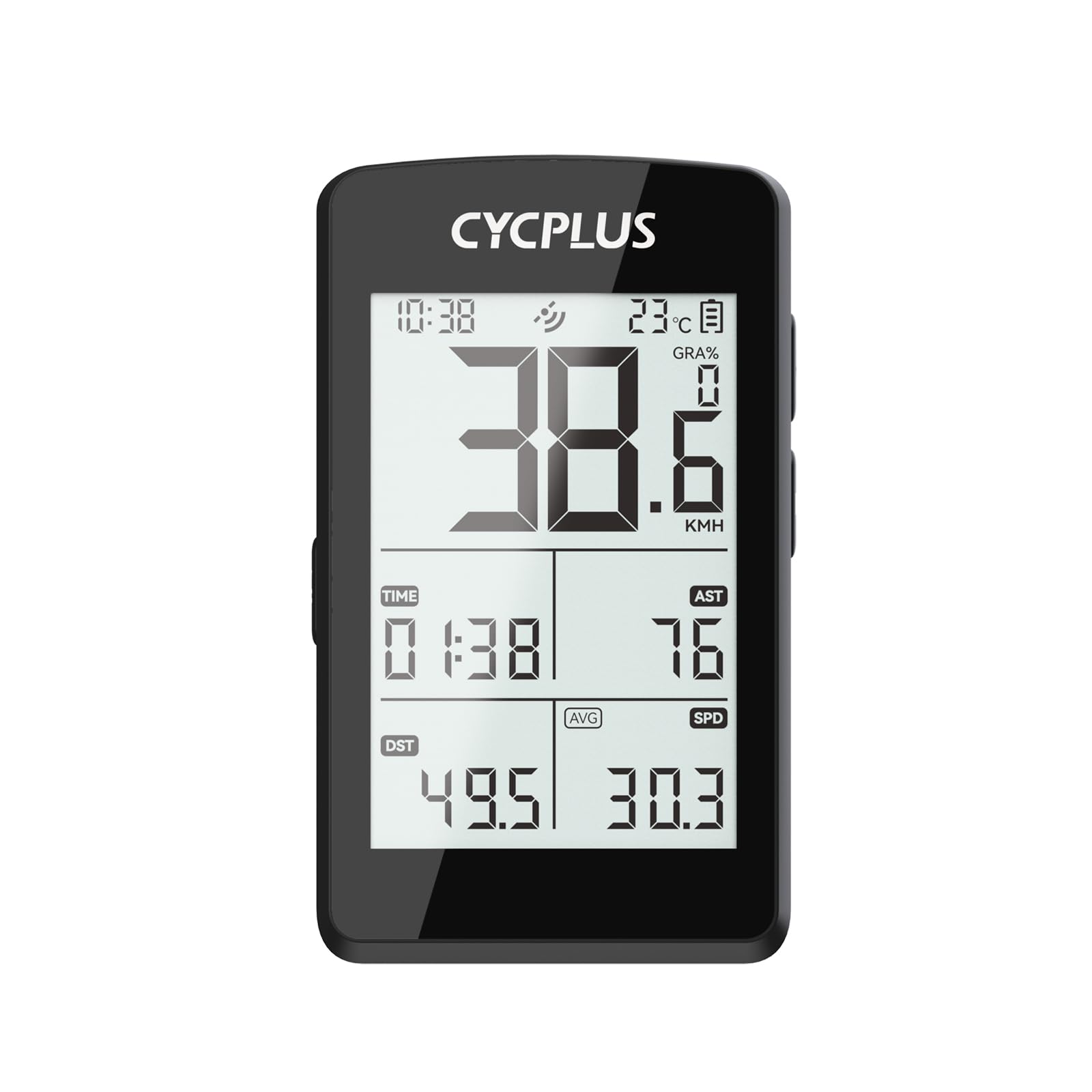 

Велокомпьютер CYCPLUS GPS M3 Велосипедный счетчик 2,8-дюймовый экран 100 часов работы Совместимость с ANT+ Подключение к Strava Зарядка USB-C Настраиваемый дисплей Сердце