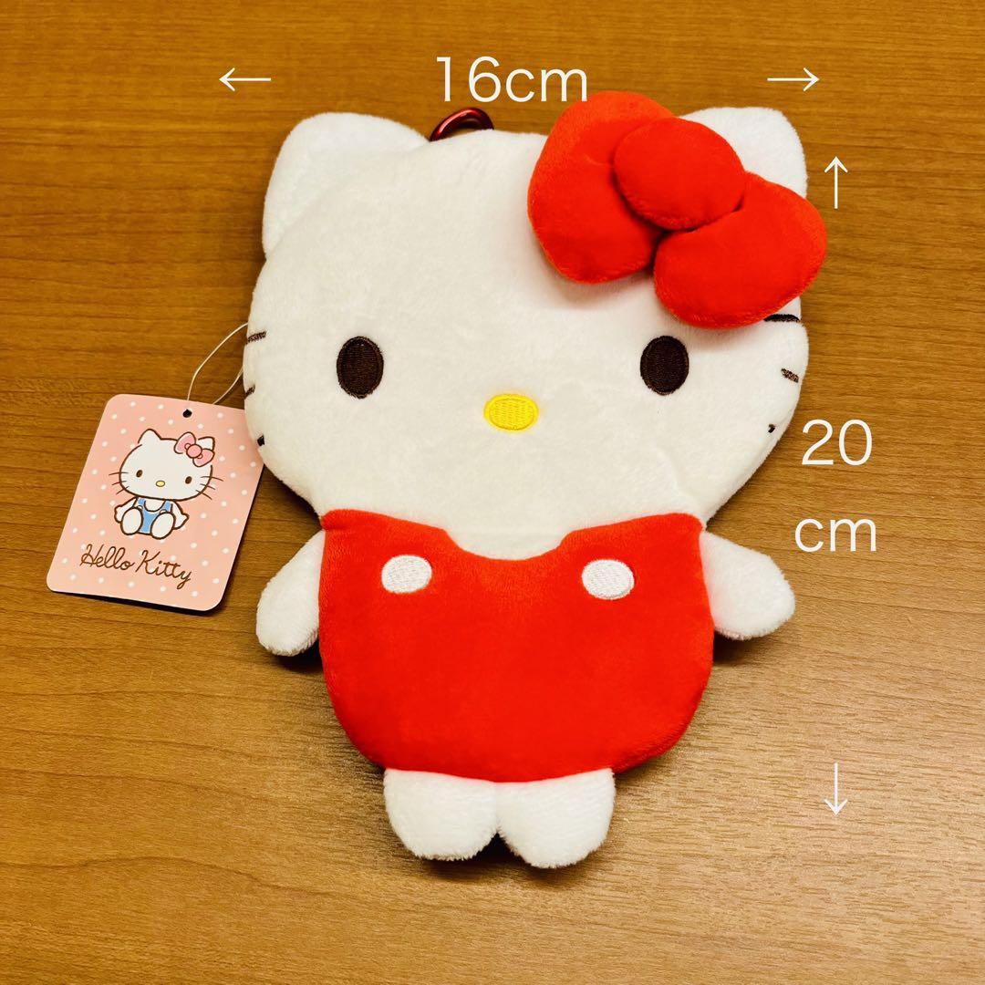 

[USED] Hello Kitty stuffed toy pouch red