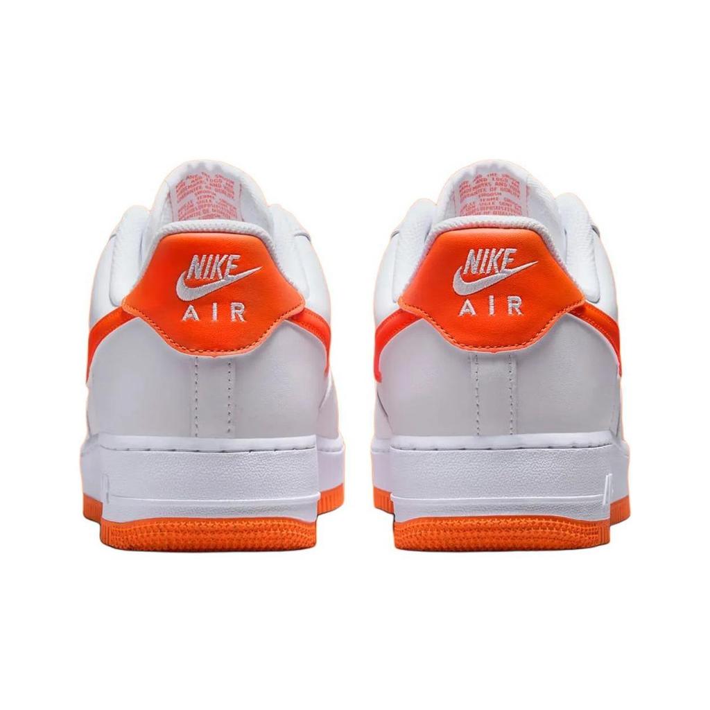 Nike Sneakers Unisex Air Force 1 07 Arancione Sicurezza Bianco FJ4146-109