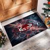 Tappeto in Flanella Stampato AC Milan Antiscivolo Morbido Poliestere Tappeto per Pavimento Tappetino Decorativo da Interno per Camera da Letto Soggiorno Divano Sala Giochi Decorazione Casa