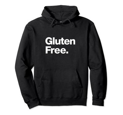 Hoodie mit einem Design mit der Aufschrift Glutenfrei glutenfrei