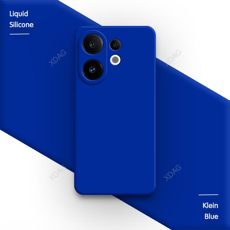Lens Protection Original Phone Case for VIVO S30 Pro Mini 5G Soft Square Liquid Silicone Internal Flocking Dual Layer Back Cover