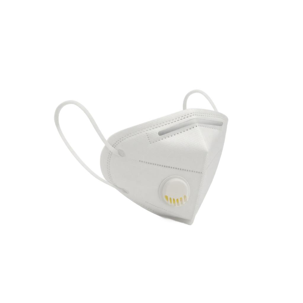 Adult KN95 Face Mask with Breathing Valve 7 Layer Protection 10 Pack Respirator Masks for Airborne Particle Filtration and Dust Prevention