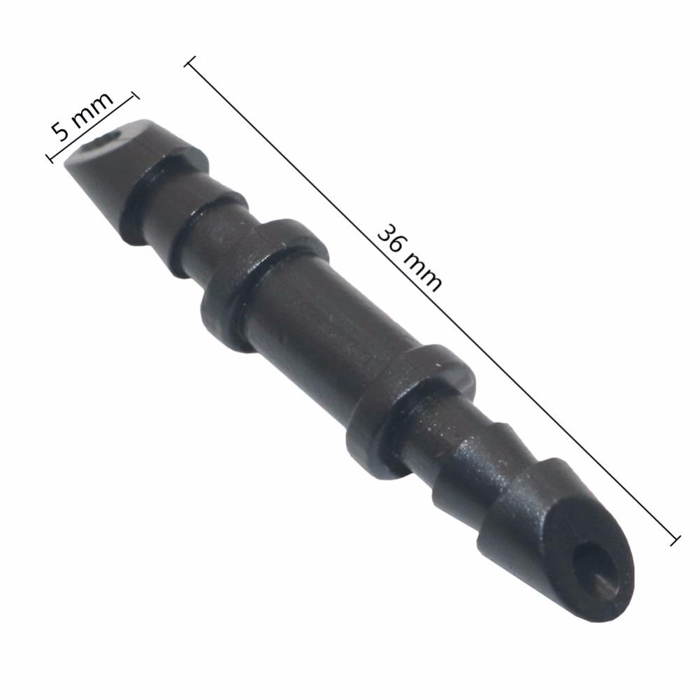 1/4" Stachelige Schlauchverbinder 4/7mm Schlauchverschraubungen Mikrodrip-Bewässerung Wasserverteiler Winkel Gerader 3-Wege 4-Wege 50/100 Stück