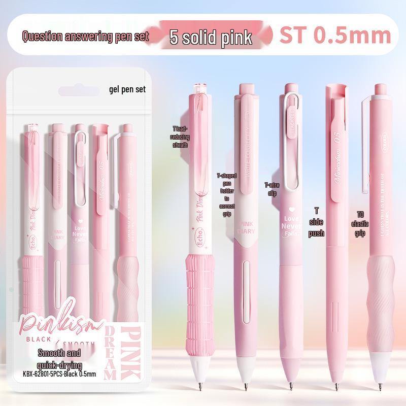 High-Capacity Transparent Practice Pen with Smooth, No-Leak Ink and Replaceable Refill, Designed for Students' Exams.