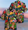 Camisas Hawaianas Transpirables Sueltas con Estampado 3D Modernas Geniales de Moda Tops para Fiesta en la Playa Mangas Cortas Verano para Hombre