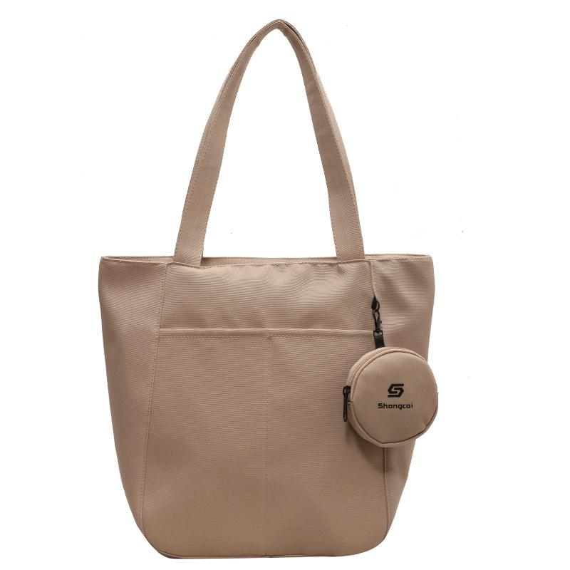

Simple and fashionable commuter bag women s 2025 new autumn and winter portable tote bag casual class shoulder armpit bag women one size fits all хакі