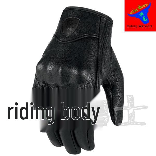 RW 1701 Knight Racing Gear: Breathable, Wear-Resistant Off-Road Motorcycle Gloves with Protective Shell.