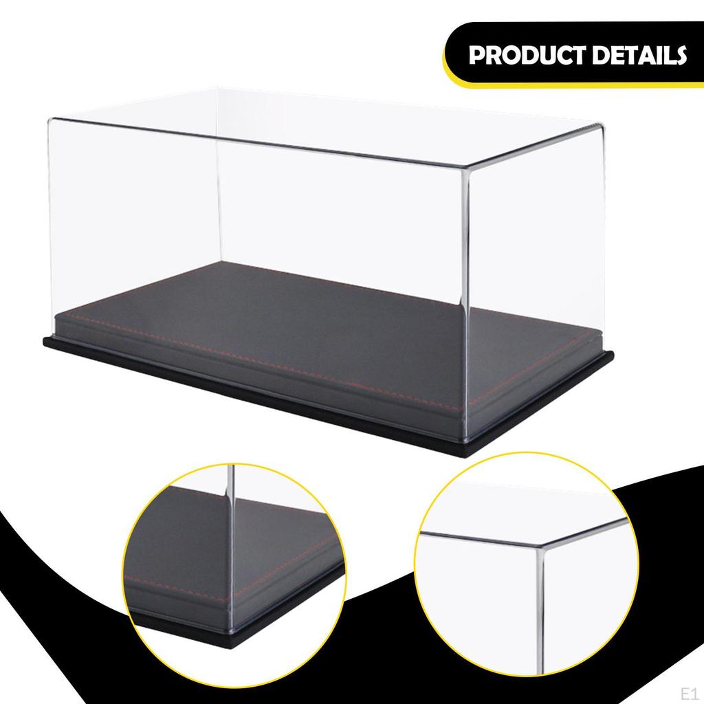 1/24 Scale Diecast Car Display Case,Parking Lot Stand Decorative with Cover for Action