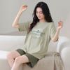 Pajamas women's summer cotton short-sleeved shorts thin summer Korean version casual women's summer loungewear set