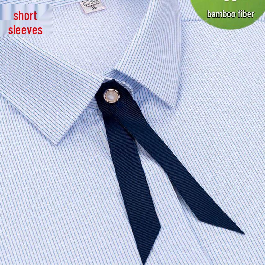 Bamboo Fiber Professional Long Sleeve Work Shirt for Men and Women