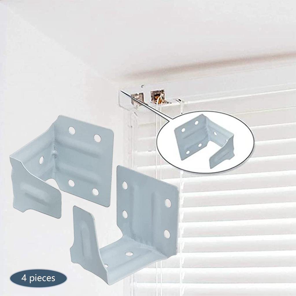 Shamjina 4x Center Support Bracket Iron Low Profile Holder for