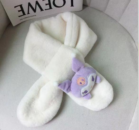 

Super Cute Baby Fleece Lined Cartoon Scarf: Cozy Autumn/Winter Neck Warmer for Kids