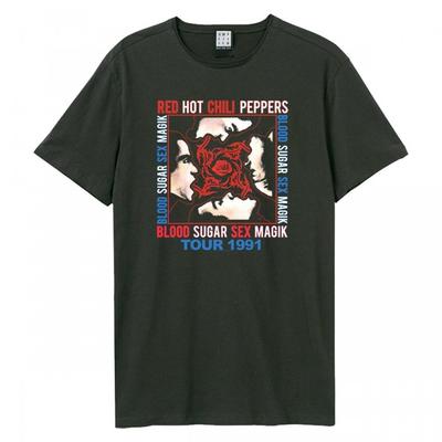 Amplified Koszulka dla dorosłych Unisex 91 Tour Red Hot Chili Peppers