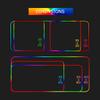 Electric Current Mouse Pad Rgb Backlit Republic of Gamers Mouse Mat Pc Accessories Led Mouse Pads Gaming Play Mats Extended Pad
