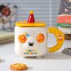 Wind High-Value Ceramic Cup With Lid Gift Box Cute Office Couple Water Cup Creative Souvenir