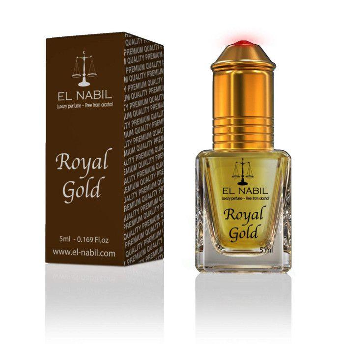 Extrait De Parfum - EL NABIL - ROYAL GOLD - 5 Ml - Perfume - Oriental Ambery Gourmand